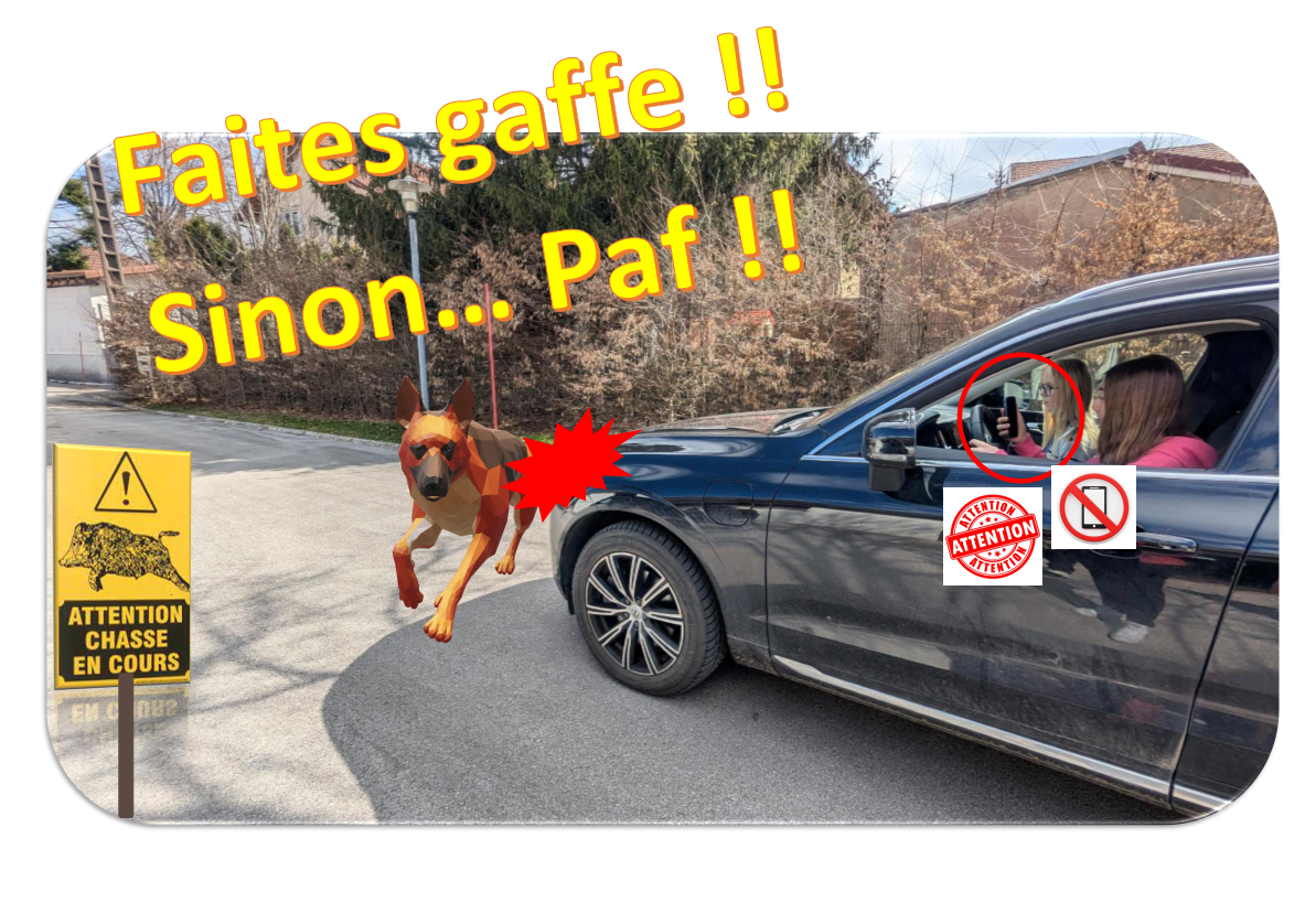 Image 20 : Affiche equipe Les Quadruples - college Rene Perrot