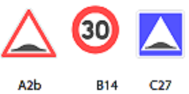 Panneau B14 limitation 25 km/h - Direct Signalétique