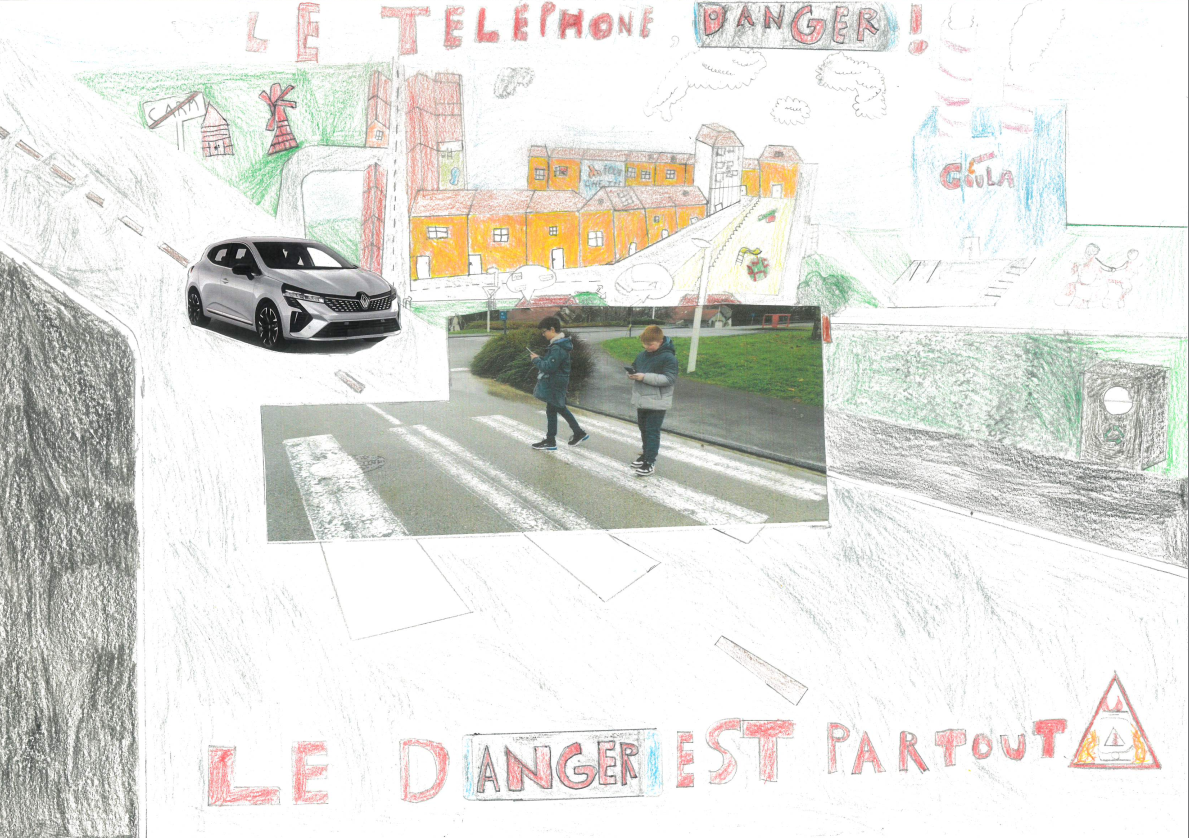 Image 24 : Affiche equipe LeTelephoneDanger - college Edgar Faure